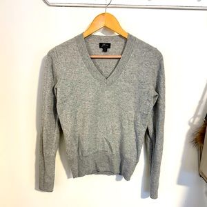 J. Crew cashmere V neck sweater